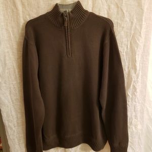 Men's quarter zip sweater